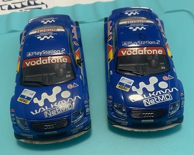 1:32 2 x SCX Audi TT Red Bull Slot Cars. - image 1 of 4