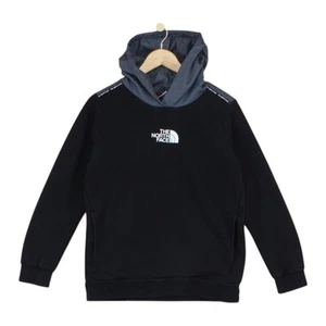 North Face Graphic Hoodie Boys Size XL Black Pullover Regular Fit - Picture 1 of 15