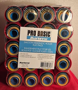 Paquete plano de 12 docenas de rodillos magnéticos lisos PRO BASIC Marianna - Imagen 1 de 3