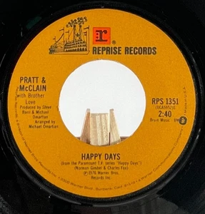 PRATT & MACCLAIN 45 HAPPY DAYS / CRUISN' WITH THE FONZ—M- - Picture 1 of 6