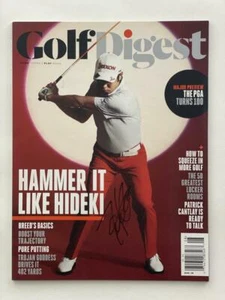 HIDEKI MATSUYAMA SIGNED AUTOGRAPH GOLF DIGEST MAGAZINE - 2021 MASTERS CHAMPION - Picture 1 of 1