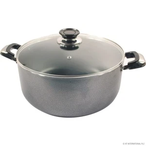 30CM CASSEROLE DISH SAUCEPAN POT S/S HANDLE STOCK SAUCE COOKWARE PAN NON STICK - Picture 1 of 1