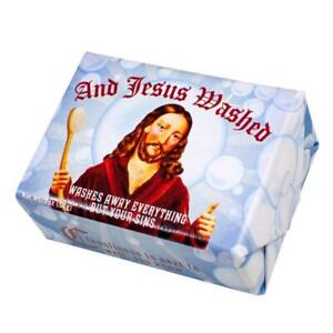 And Jesus Washed Bath Soap Washes Away Everything But Your Sins NEW UNUSED