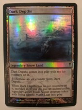 MTG Foil Dark Depths Coldsnap Damaged