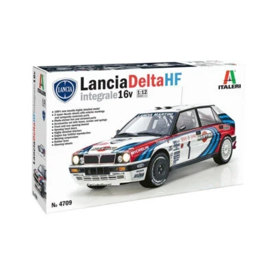 ITALERI 1:12 KIT AUTO LANCIA DELTA HF INTEGRALE 16V MONTECARLO RALLY  '90   4709 - Immagine 1 di 4