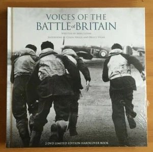 VOICES OF THE BATTLE OF BRITAIN BY MIKE LEPINE (HARDBACK BOOK + DVD) - Picture 1 of 3
