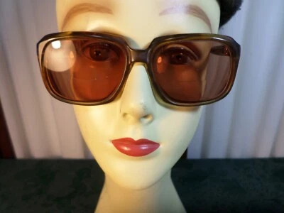 Gafas de sol recetadas vintage Rodenstock Limba marrón forma rectangular para mujer Foto 1 de 4