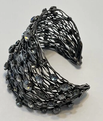 Bracelete Konplott By Miranda RO fio prata cristal - Imagem 1 de 4