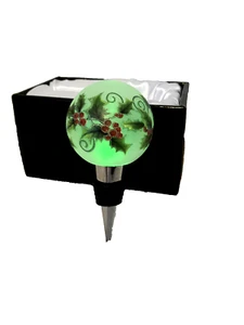 Weinflaschenverschluss Weihnachten, leuchtet - Bild 1 von 5