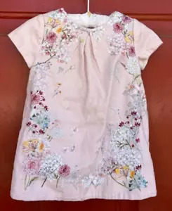 ZARA COLLEZIONE BAMBINA ~ TUNICA ROSA FLOREALE VESTITO BAMBINA ~ TAGLIA 6/9 mesi - Foto 1 di 11