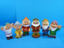 Vintage Walt Disney Productions Disney's Snow White Dwarfs Set of 6 Figures 