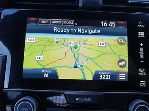 Honda Civic MK10 Stereo Head Unit Display & Control 2016 - 2021 39101-TGL-E53-M1 - Picture 1 of 16