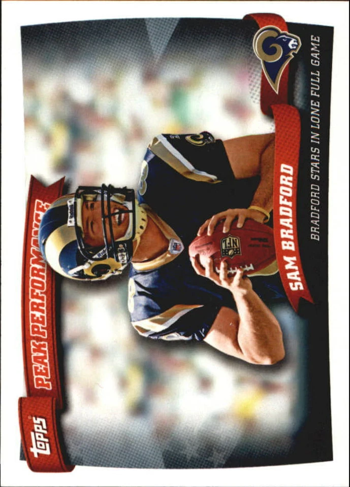 2010 Topps Peak Performance Football Card Pick - Image 1 of 1