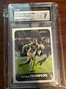 Alyssa Thompson 2023 Sports Illustrated For Kids USWNT ROOKIE RC #1052 CSG 7