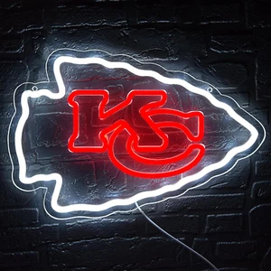 Football Neon Sign for Wall Decor Football Led Sign for Man Cave Birthday Gifts - Picture 1 of 12