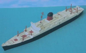 Triang Minic Waterline Ships(1959-64) M.708 RMS Saxonia (Cunard) - FREE UK P&P. - Picture 1 of 8