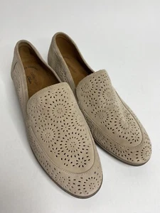Damenkollektion von Clarks Trish Calla perforierte Halbschuhe aus Leder 9 W NEU - Bild 1 von 10