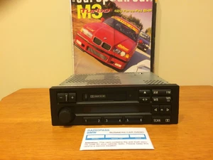 BMW C33 RADIO STEREO CASSETTE E36 318 323 328 E30 E31 E32 E34 540 840 M3 Z3 CODE - Picture 1 of 10