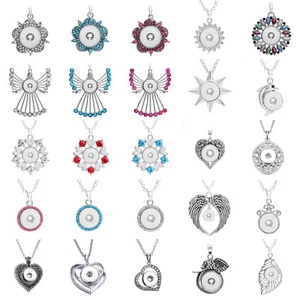 Snap Jewelry Pendants Charms Fit 18MM Snap Button Pendant for Jewelry Making - Picture 1 of 55