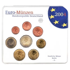 Allemagne Coffret officiel 2004 Euro-Münzen Bundesrepublik Deutschland lettre A - Imagen 1 de 2