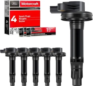 Paquete de 6 bobinas de encendido y 6 bujías Motorcraft Platinum SP520 - Imagen 1 de 7