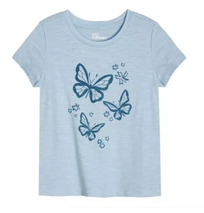 EPIC THREADS Girls Butterfly Graphic Short Sleeve T-shirt 6 - Picture 1 of 6