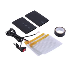 12V Universal Motorcycle Motorbike Handlebar Warm Heated Grip Kit Pads ZY - Picture 1 of 8