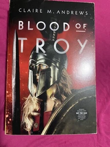Blood of Troy by Claire M. Andrews ARC 9/22  Trade Paperback  New See Pics - Picture 1 of 5