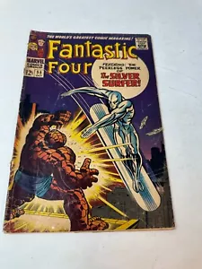 Fantastic Four 55 1966 Stan Lee Jack Kirby G- 4th App Silver Surfer - Picture 1 of 2