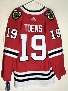 adidas Authentic Adizero NHL Jersey Chicago Blackhawks Jonathan Toews Red sz 54 - Picture 1 of 1