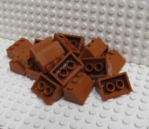 Lego dunkelorange 2x3 Schräge Menge 20-Neu - Bild 1 von 2