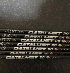 PROJECT X Catalyst 80 6.0 Iron Shafts Stiff Flex 4 - PW 0.355 Taper NEW uncut - Picture 1 of 5