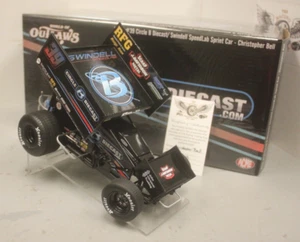 2022 Christopher Bell Circle B Diecast 1/18 ACME Sprint Diecast Autographed - Picture 1 of 2