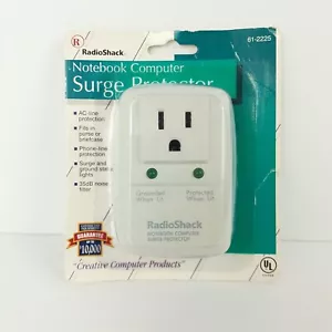 RadioShack 61-2225 Notebook Computer Surge Protector AC Phone Line Protection - Picture 1 of 15
