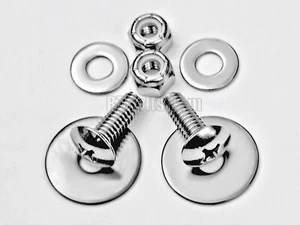 TRAILER License Plate Screws – No Rust Stainless Screws Bolts - Boat RV  etc - Picture 1 of 6