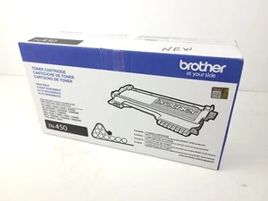Genuine Brother TN450 Black High Yield Toner Cartridge NEW Unopened - Picture 1 of 4