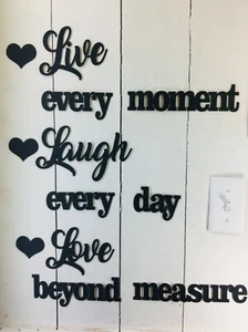 Live Love Laugh - Not a Calcomanía - Imagen 1 de 10