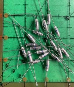 .0047uF 100v 2% ITW POLYESTER CAPACITOR MYLAR 4700pf AUDIO GUITAR TONE AMP x 20 - Picture 1 of 4