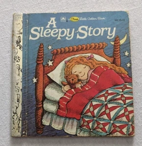Vintage "A Sleepy Story" A First Little Golden Book - Picture 1 of 9