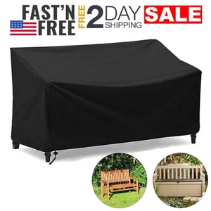 Bench 2 Seater 53 x 26 x 35 Outdoor Patio Furniture Covers Waterproof Clearance - Picture 1 of 10