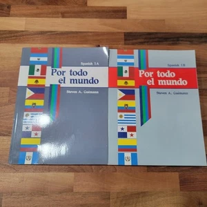 Por Todo el Mundo Spanish 1A and Spanish 1B Steven A. Guemann @2014 A Beka Book - Picture 1 of 17