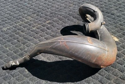 2003 KAWASAKI KX250 OEM TUBO DE ESCAPE CÂMARA CABEÇALHO 18120-0004 - Imagem 1 de 4