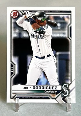 Julio Rodriguez 2021 Bowman Prospect #BP-86 Seattle Mariners - Image 1 of 3