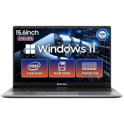 Blackview AceBook 6 Laptop 15,6pollici Intel N150 16GB+256GB SSD Win 11 Notebook - Immagine 1 di 4