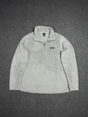 PATAGONIA  Women's Los Gatos 1/4 Zip Shroom Taupe Fleece Sweater XL - Image 1 of 4