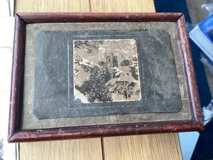 Vintage wooden box with used condition playing cards complete set#Z13 - Picture 1 of 8