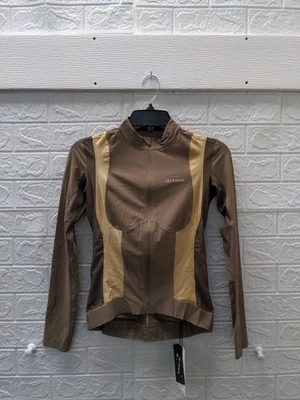Nueva camiseta de ciclismo para mujer Jelenew manga larga marrón oscuro talla S Foto 1 de 4