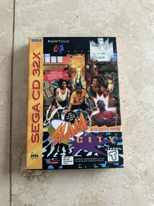 Slam City W Scottie Pippen Sega CD 32X CIB W/ Registration Card - Picture 1 of 6