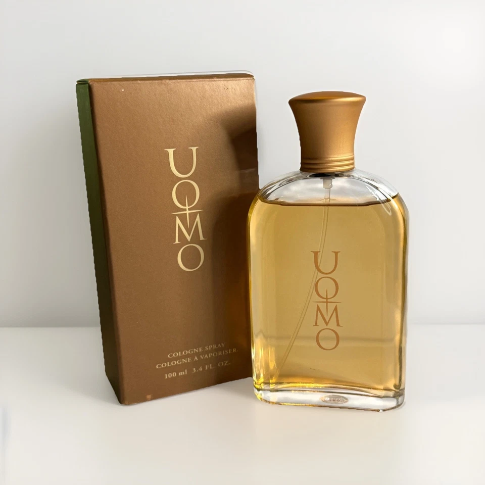 雅芳 UOMO 男士香水喷雾 3.4 盎司/100 毫升 – 很难找到 • 复古 — 第 1/4 张图片