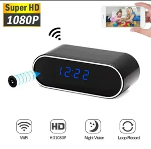 Micro Mini Telecamera WiFi Orologio Spia SpyCam Controllo Remoto App LookCam - Foto 1 di 18